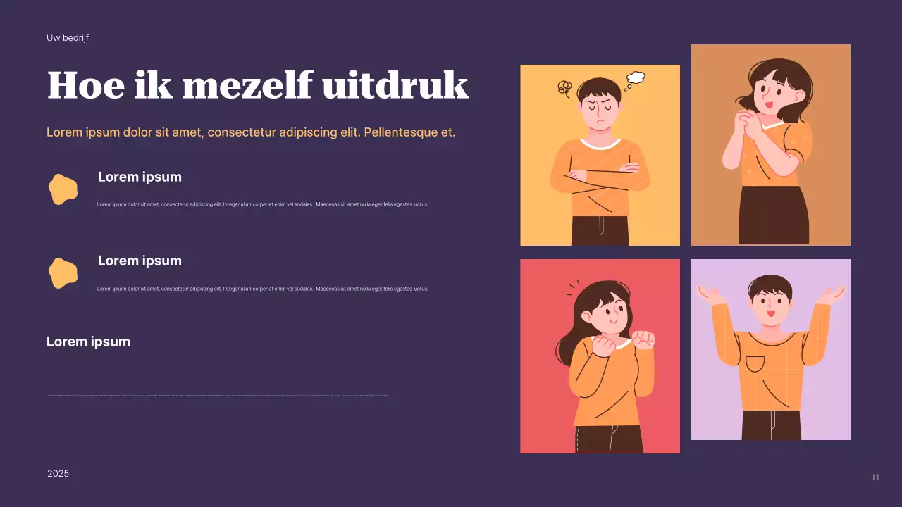 Presentatie van de Purple Modern Identity Guide