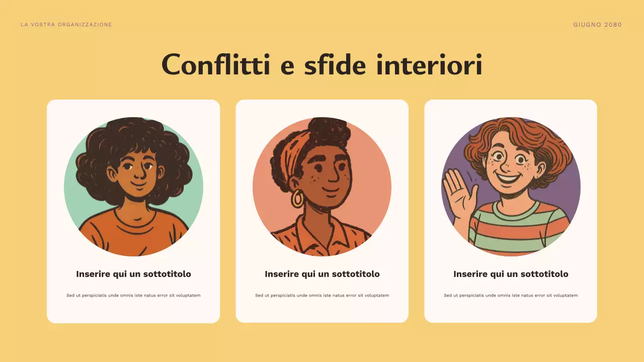 Presentazione del corso sul personaggio estetico viola