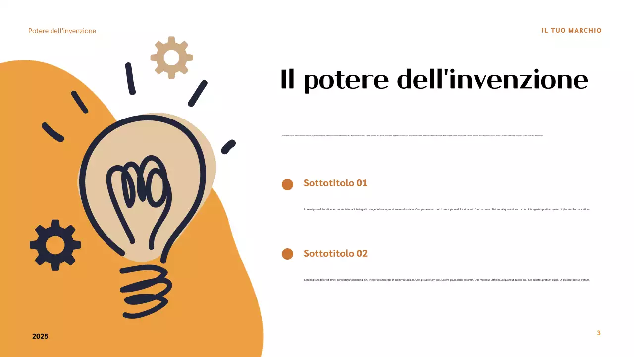 Presentazione degli inventori moderni di Orange