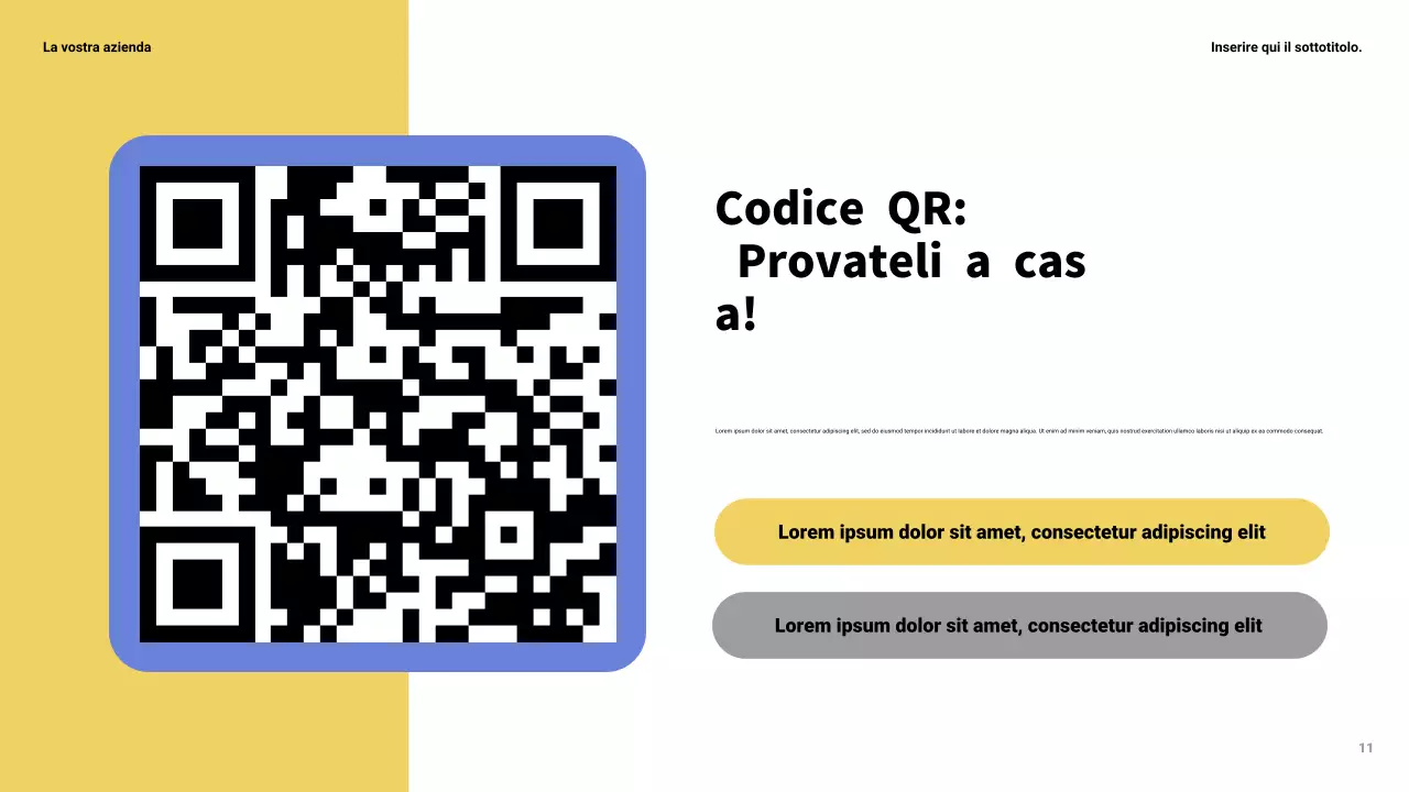 Presentazione della scienza moderna gialla