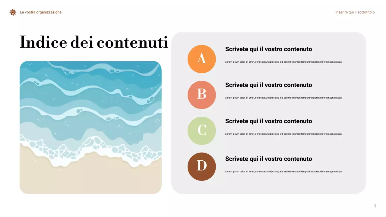 Presentazione Orange Minimal Climate Change