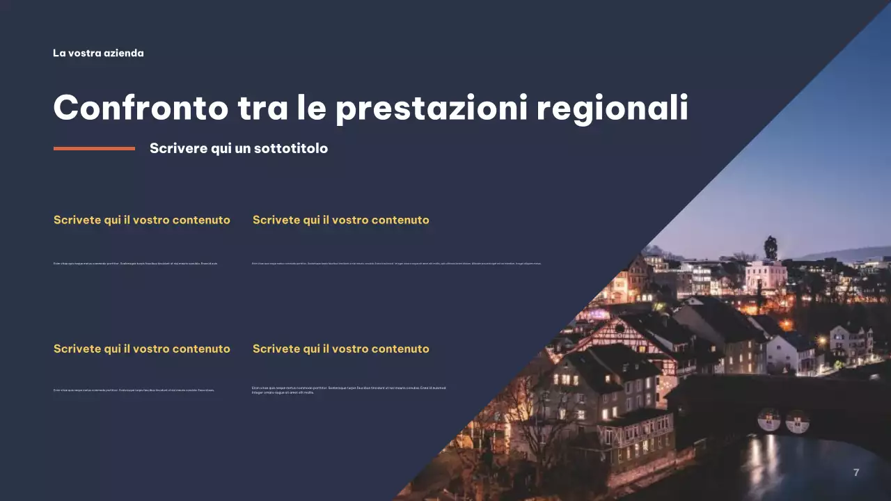 Presentazione aziendale moderna grigia