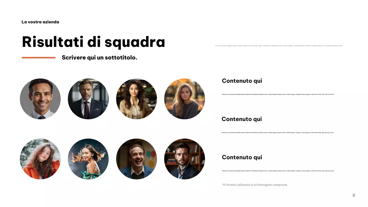 Presentazione aziendale moderna grigia