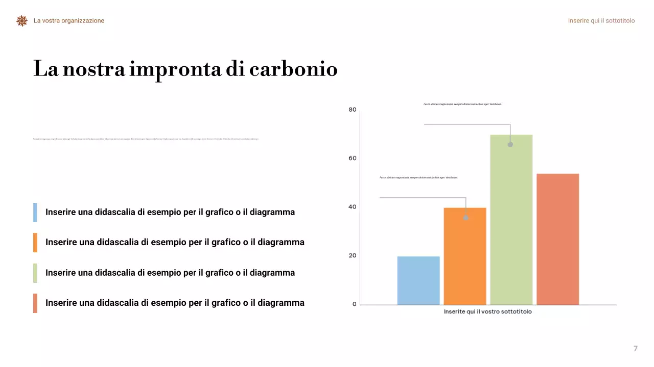 Presentazione Orange Minimal Climate Change