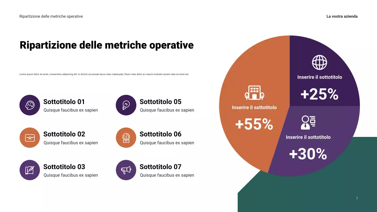 Presentazione aziendale moderna della Marina