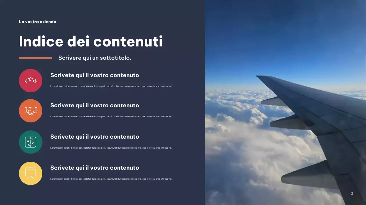 Presentazione aziendale moderna grigia