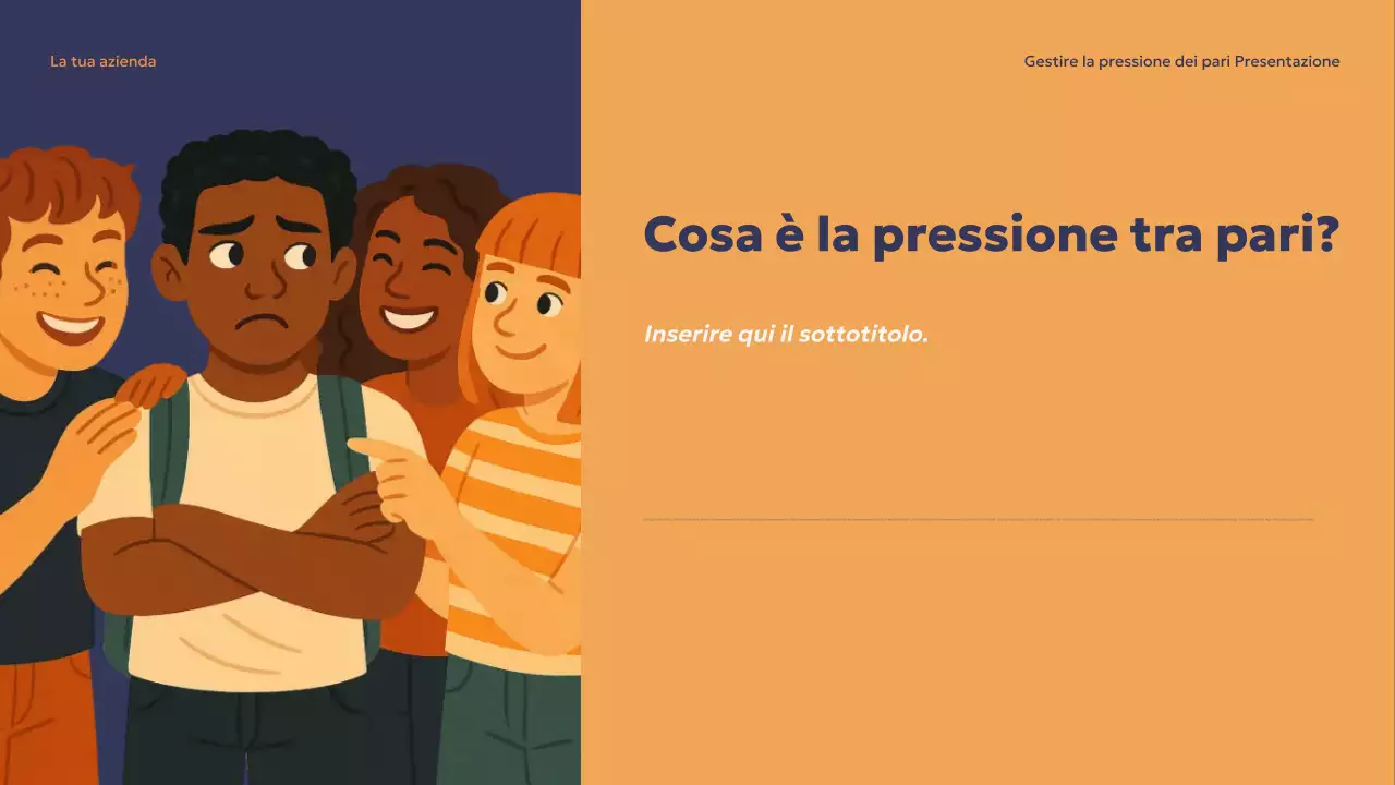 Presentazione dell'educazione moderna della Marina