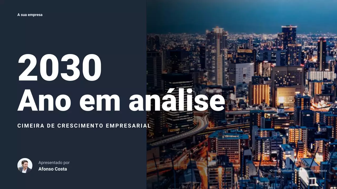 Apresentação de Negócios Modernos da Marinha