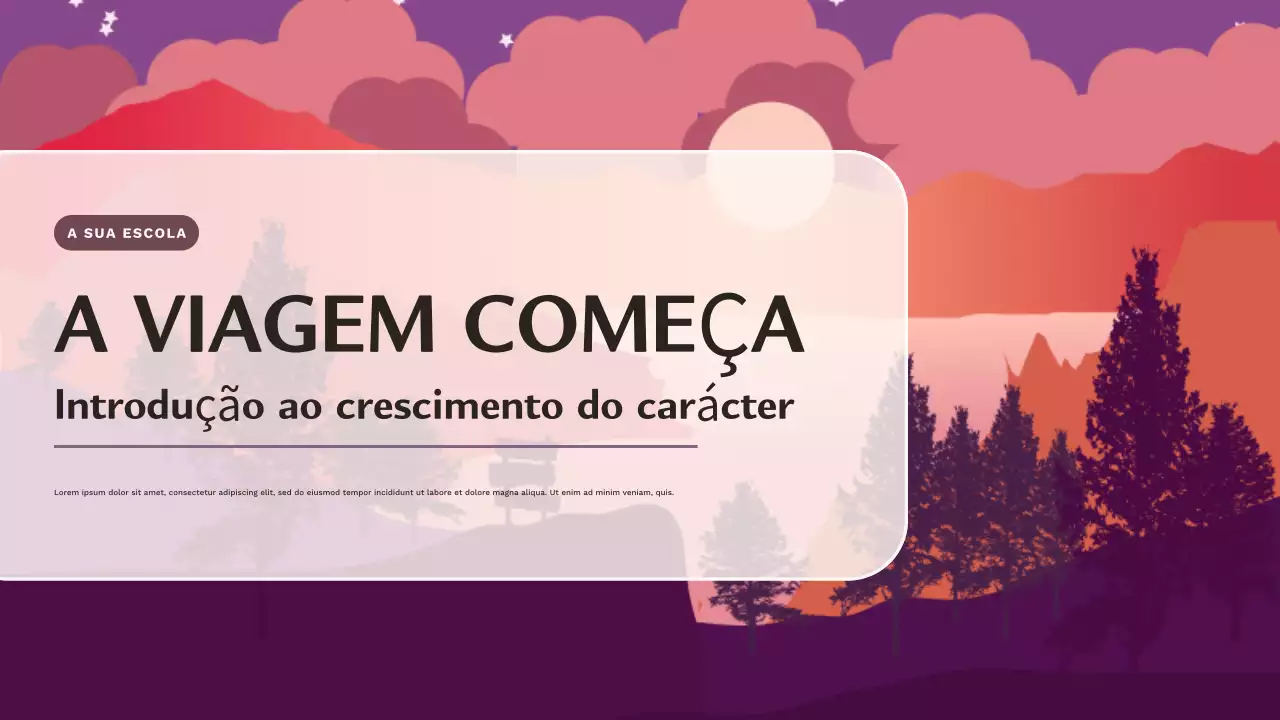 Apresentação do Curso de Personagem Estética Roxa
