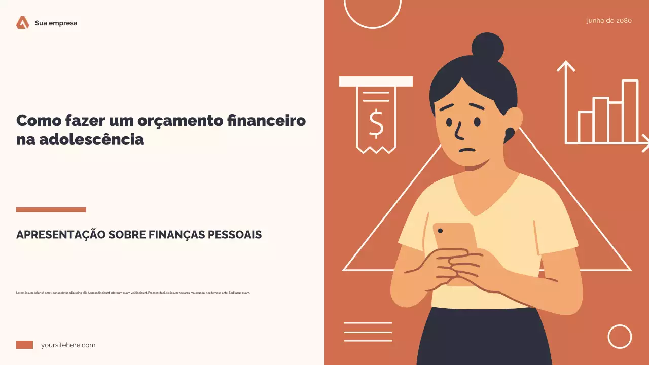 Apresentação do Guia Financeiro Moderno Orange