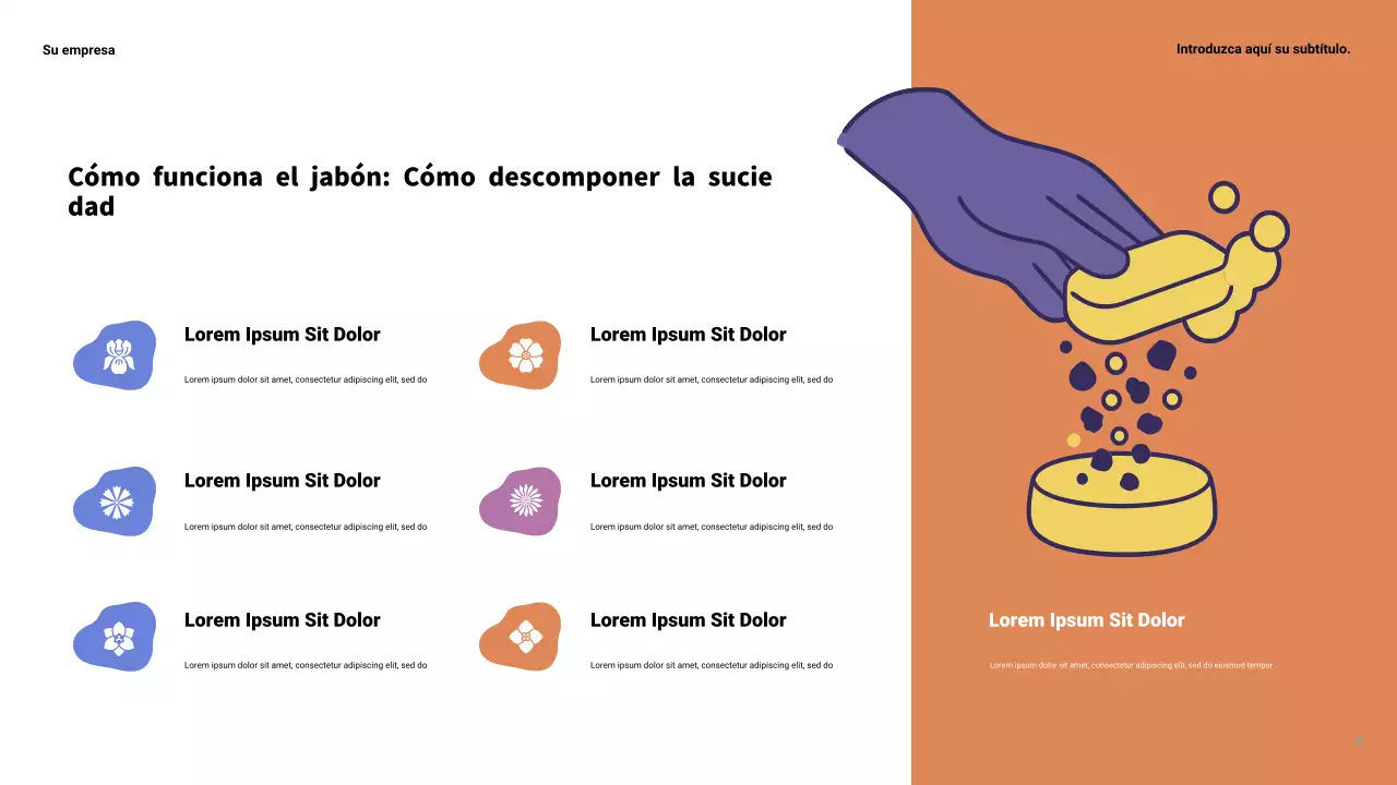 Presentación de ciencia moderna amarilla