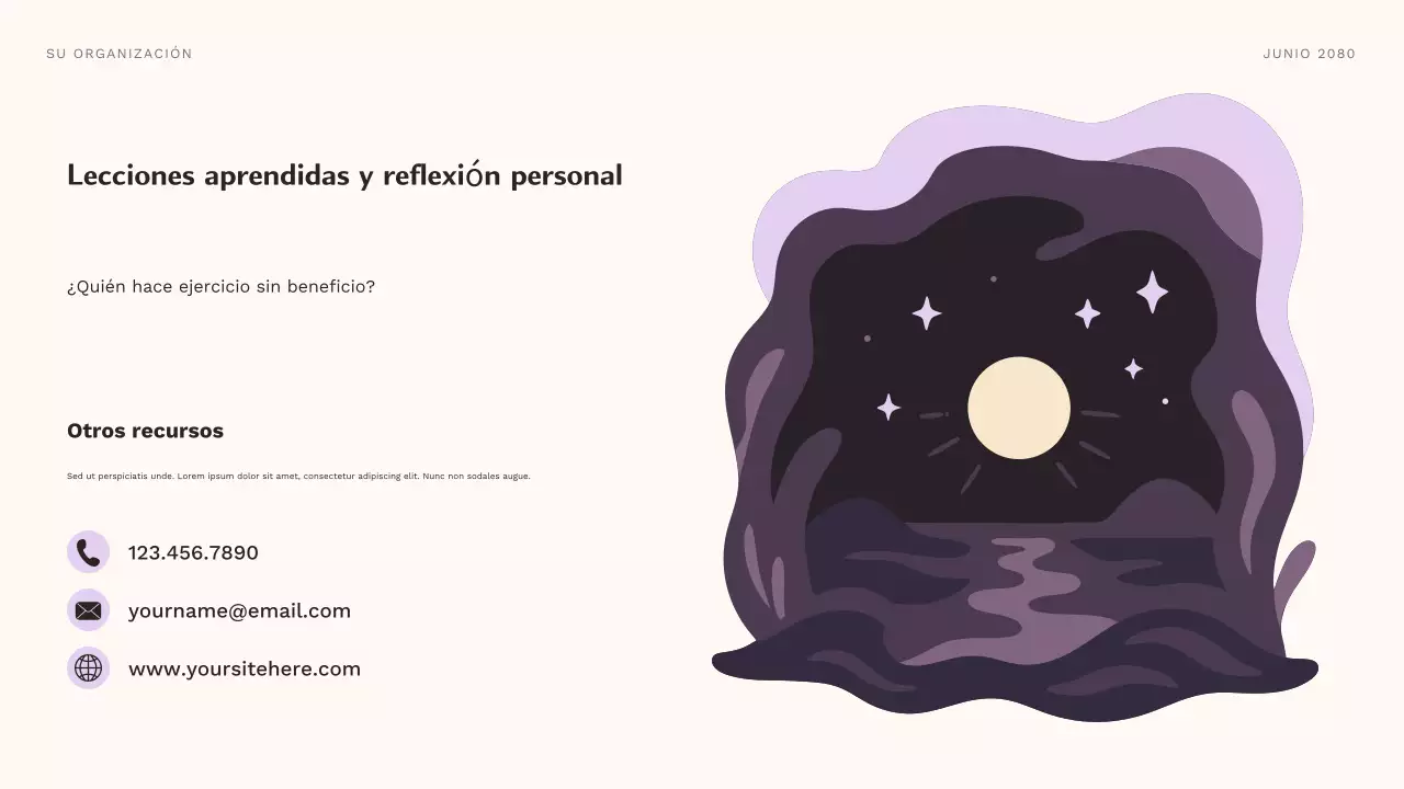 Presentación del curso de personajes estéticos morados