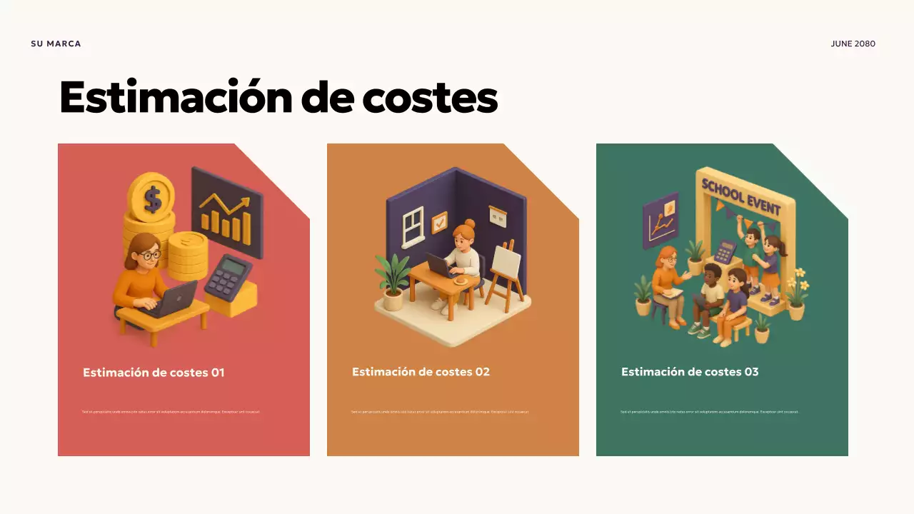 Presentación de finanzas modernas moradas