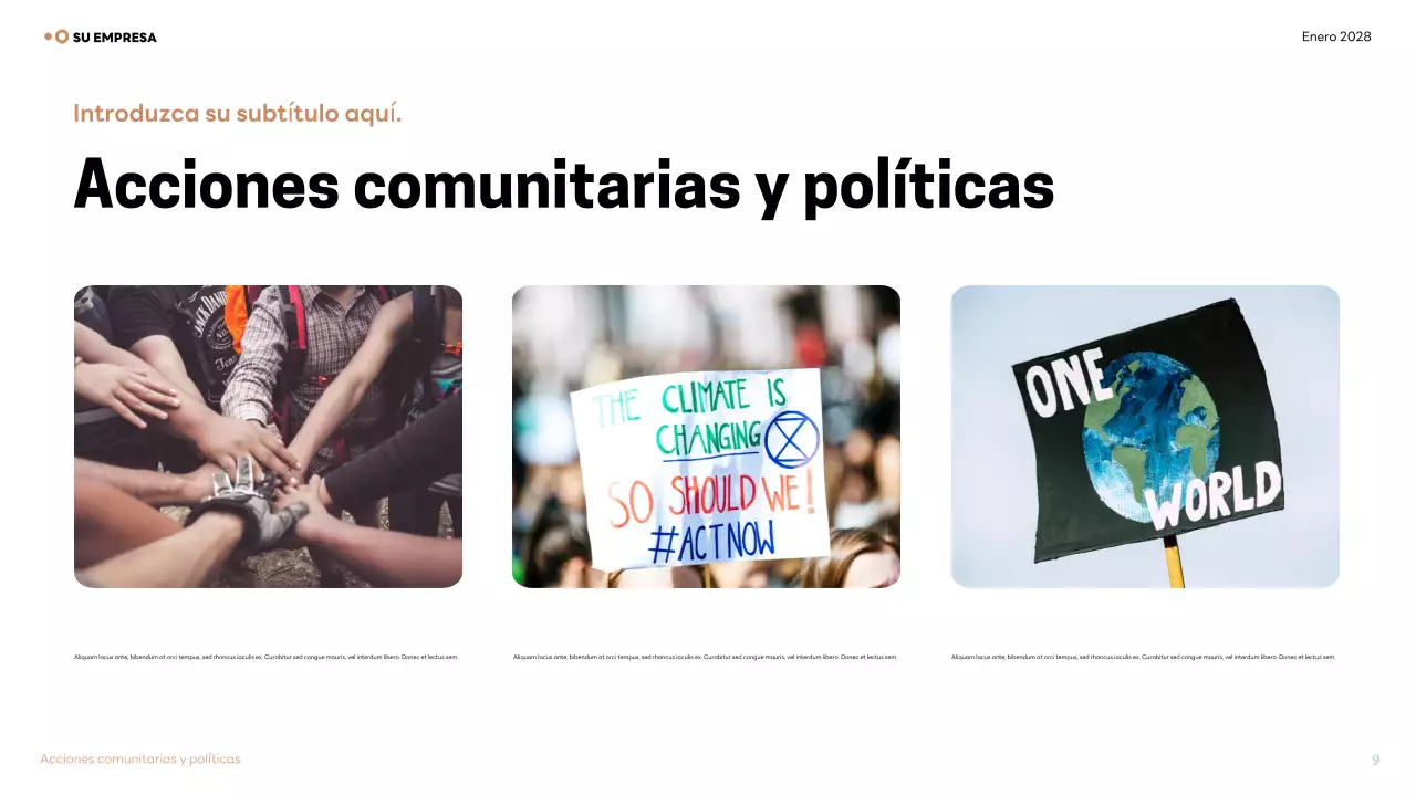 Presentación de la Conferencia sobre el Clima Moderno de Brown