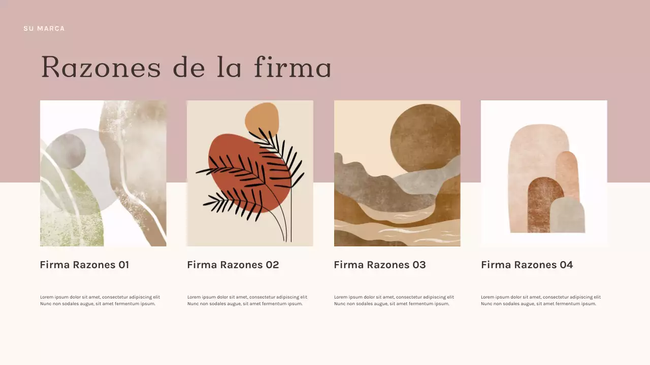 Presentación del arte abstracto del vino