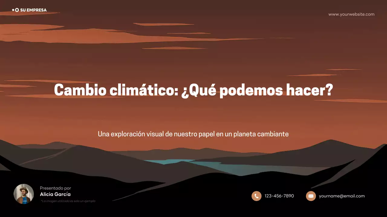 Presentación de la Conferencia sobre el Clima Moderno de Brown