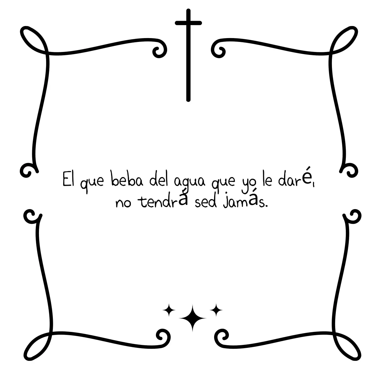 Frases religiosas clásicas negras