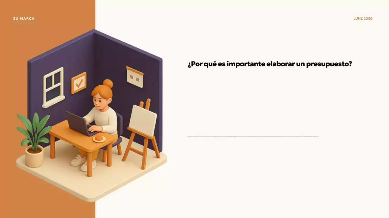 Presentación de finanzas modernas moradas