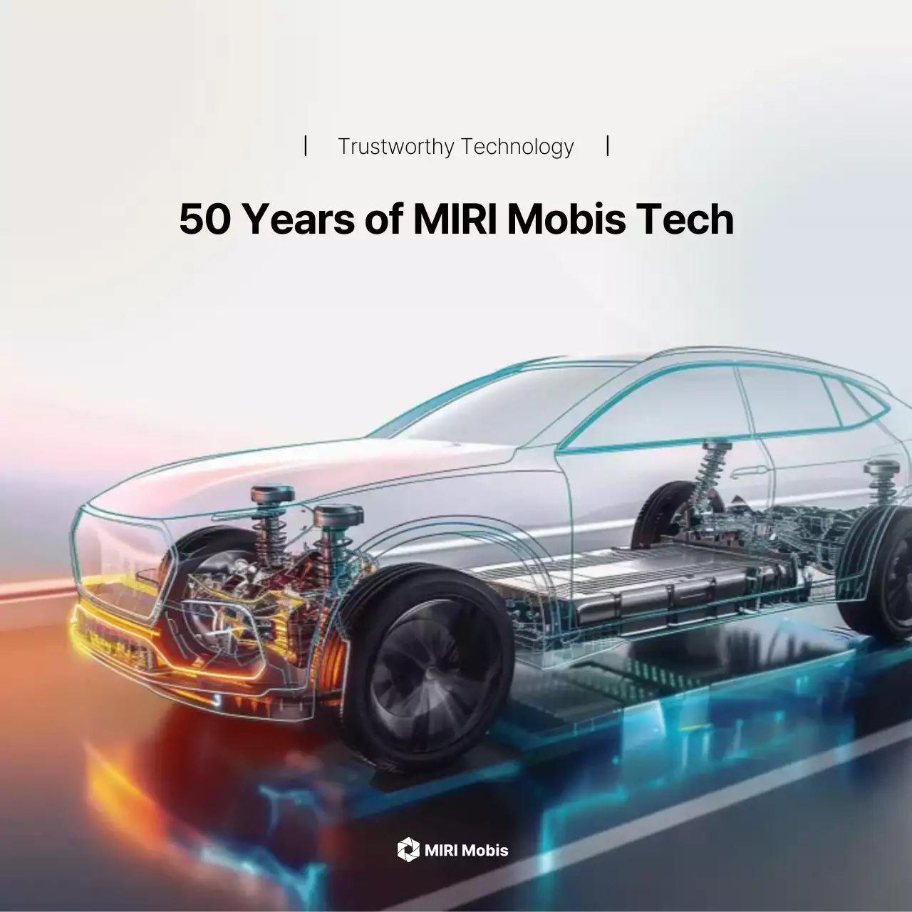 Gray Modern Car Technology Promotion