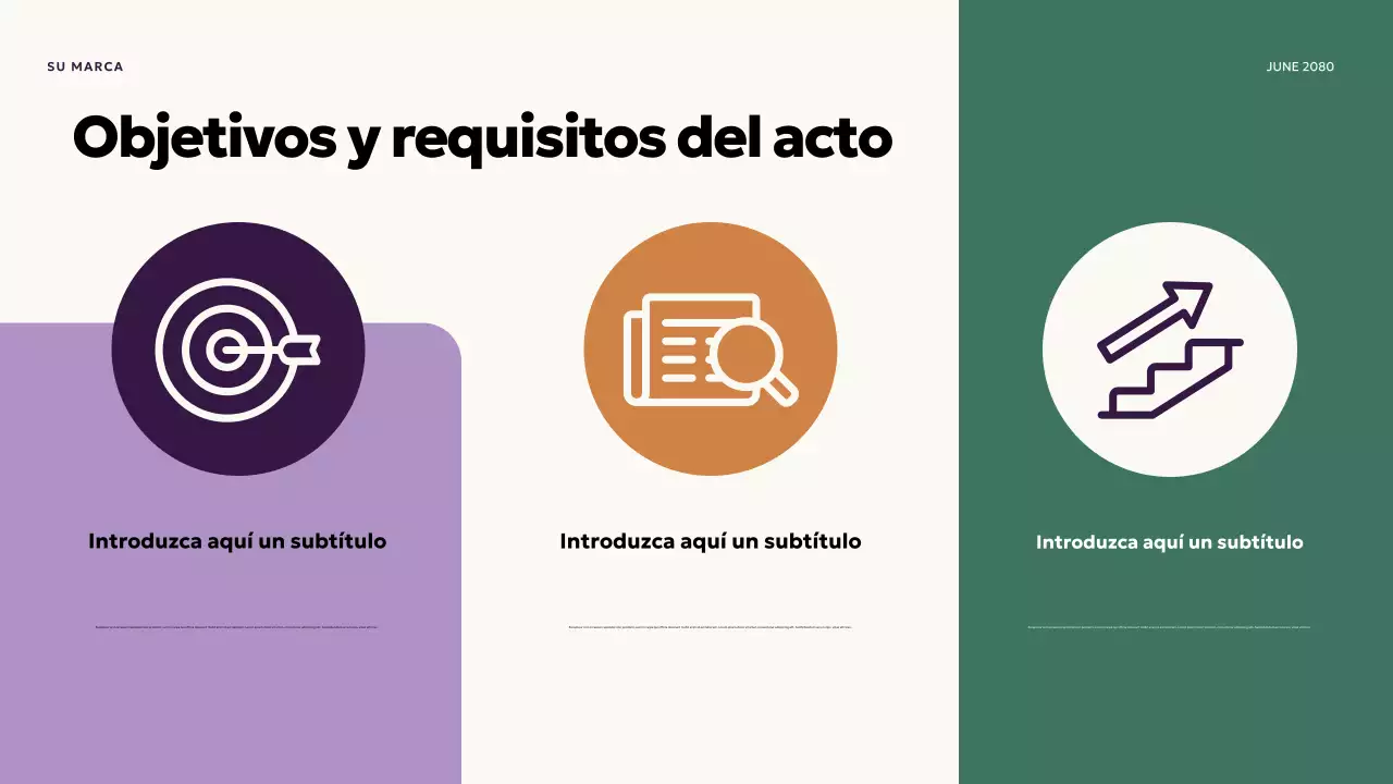 Presentación de finanzas modernas moradas