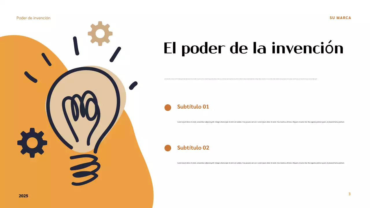 Presentación de los inventores modernos de Orange