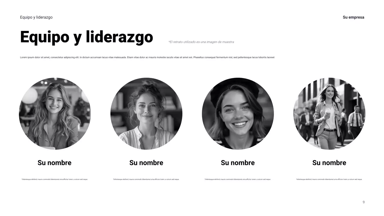 Presentación empresarial moderna de la Armada