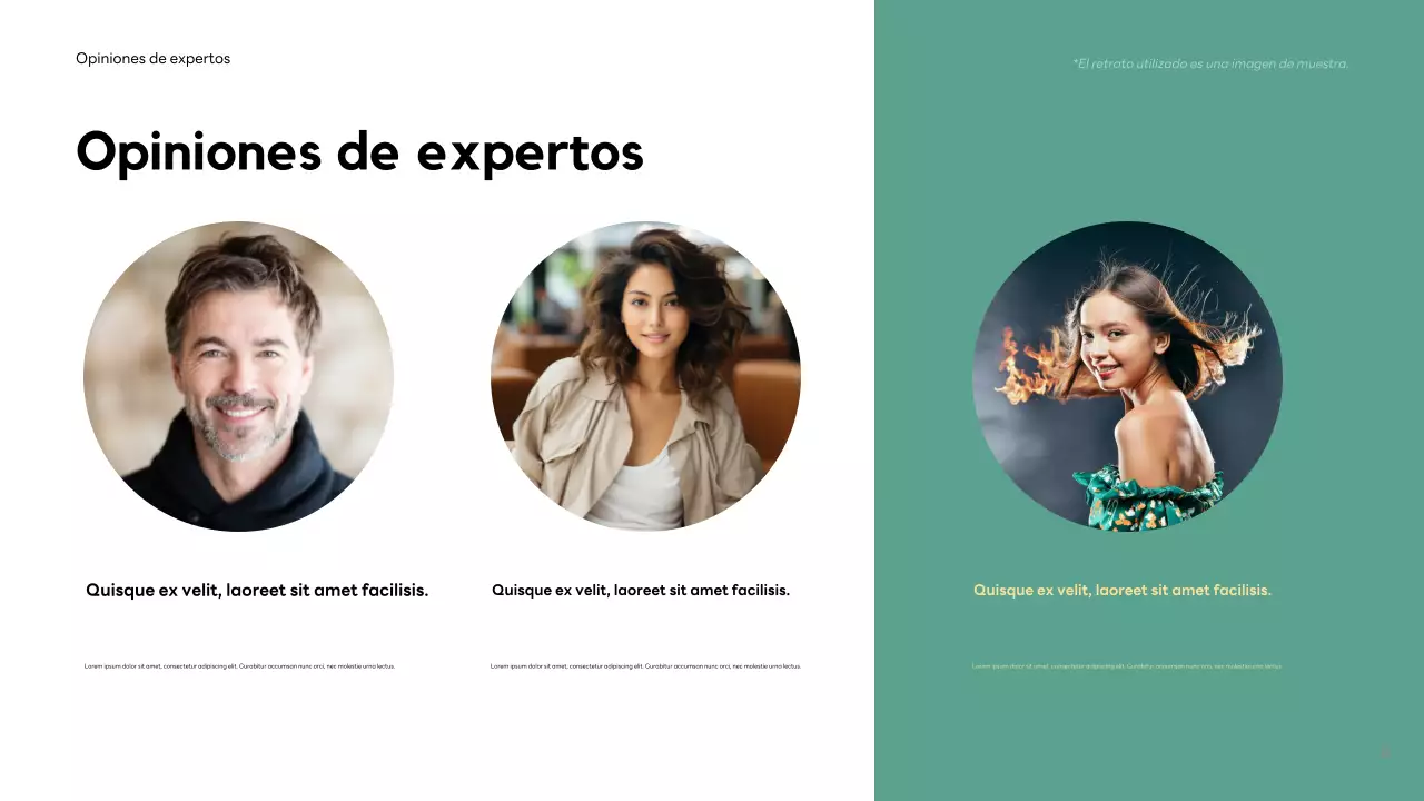 Presentación moderna de redes sociales de Orange