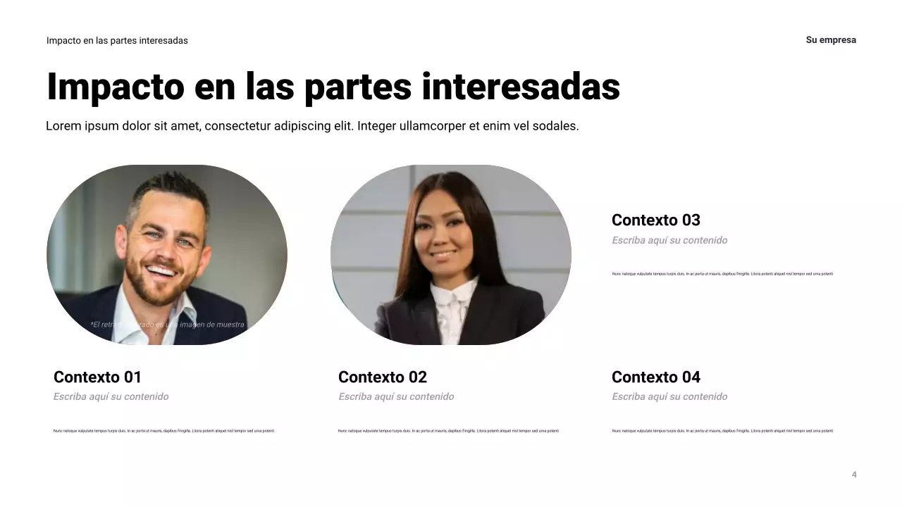 Presentación empresarial moderna de la Armada