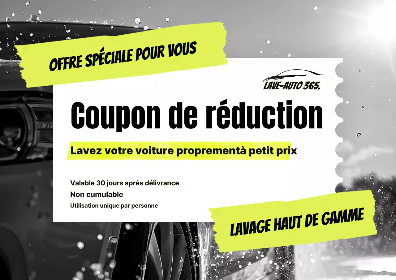 Remise sur le lavage de voiture Gray Modern