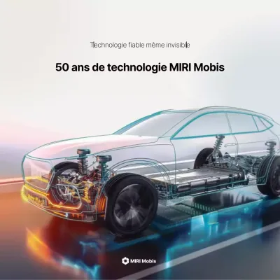 Promotion de la technologie automobile moderne grise