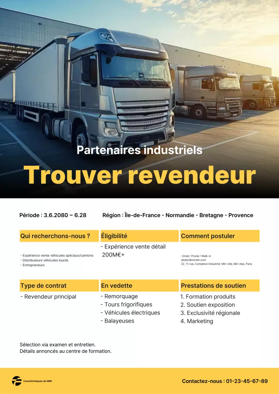 Annonce de recrutement pour un concessionnaire automobile Gray Simple