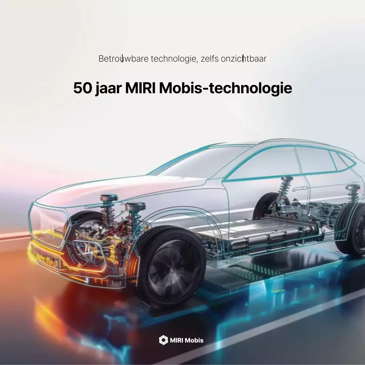 Promotie van grijze moderne autotechnologie