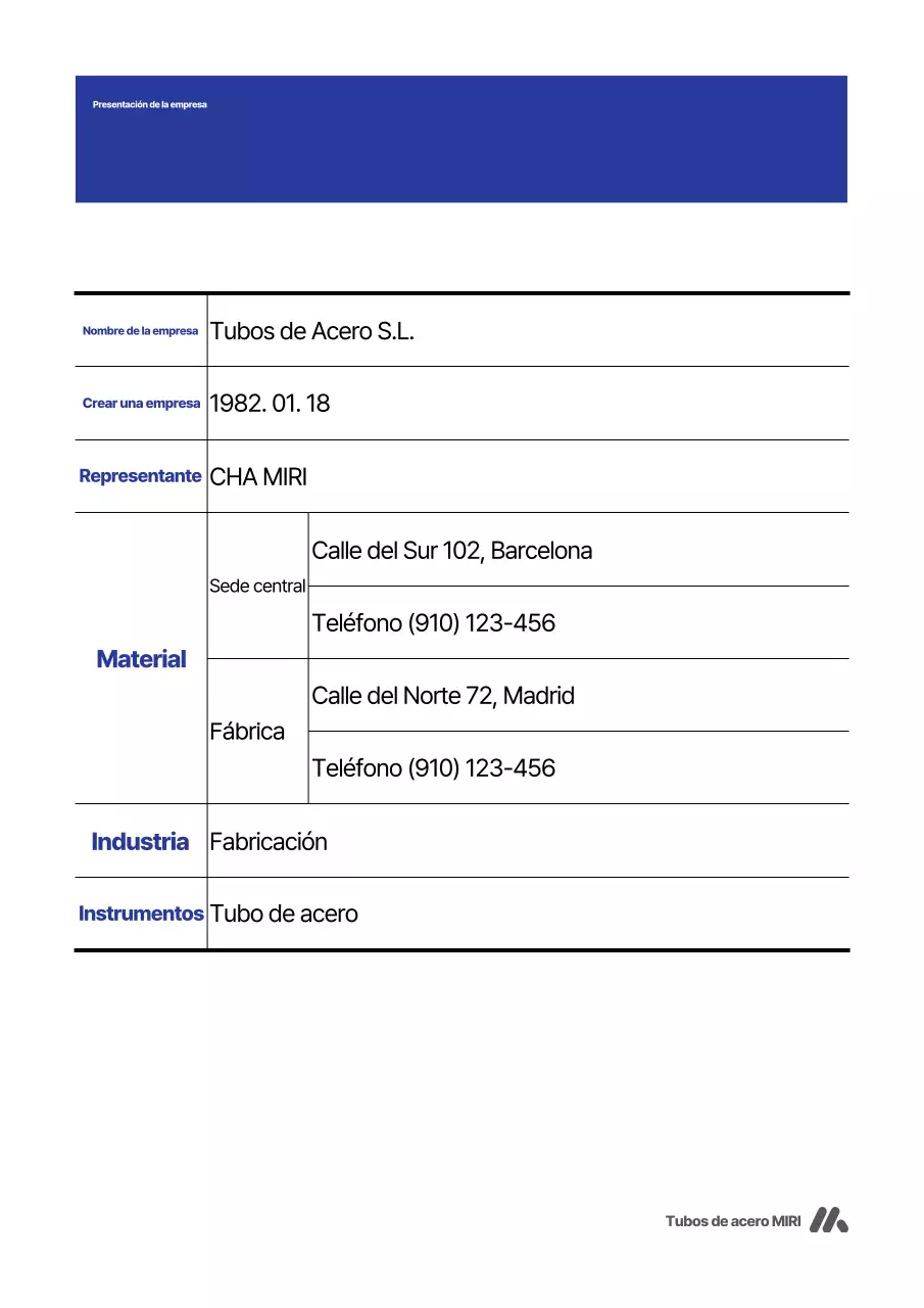 Guía de registro de empresas modernas de Blue