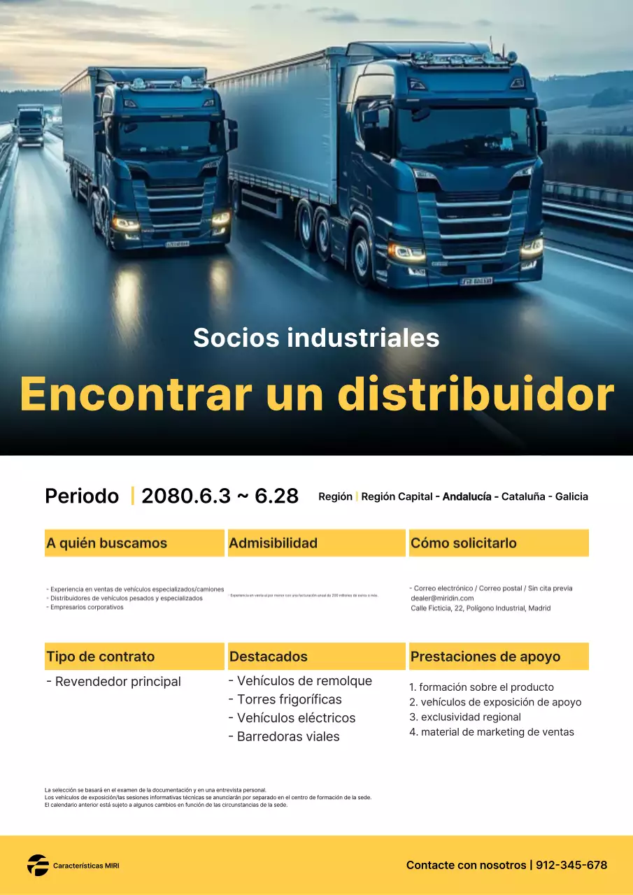 Anuncio de reclutamiento para concesionario de automóviles Gray Simple