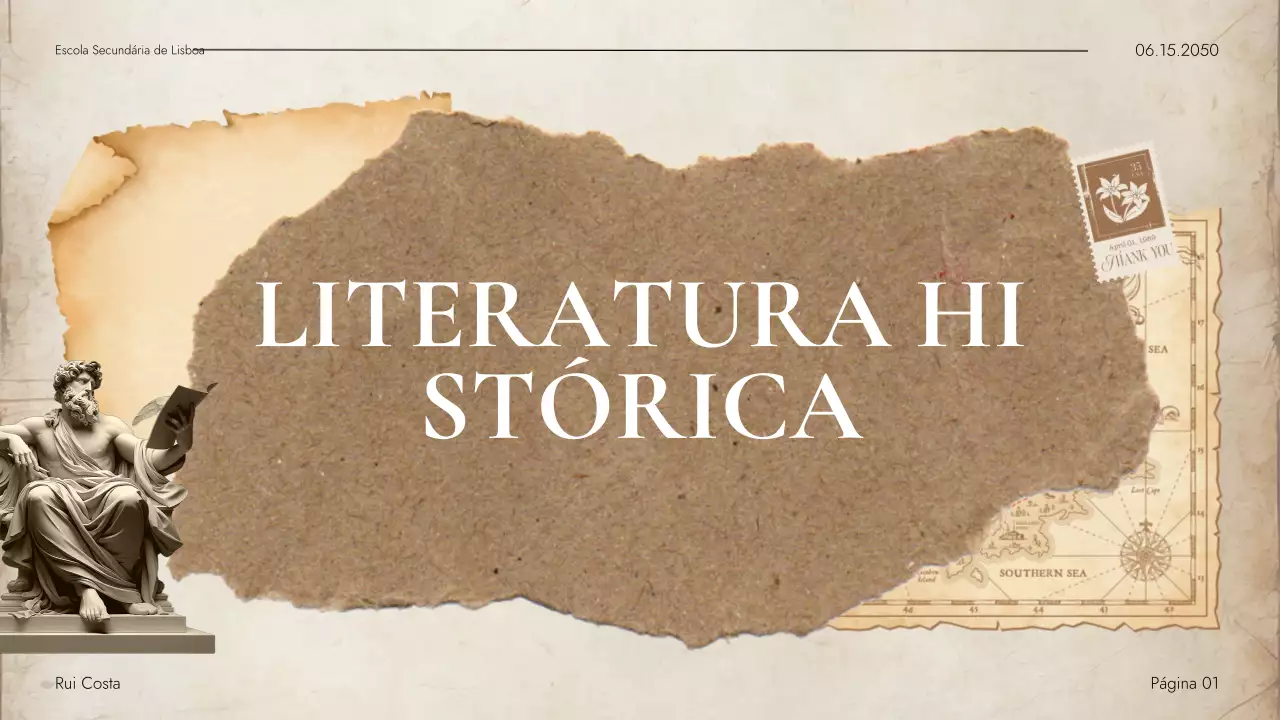 Apresentação do Guia de Literatura Histórica Vintage Bege