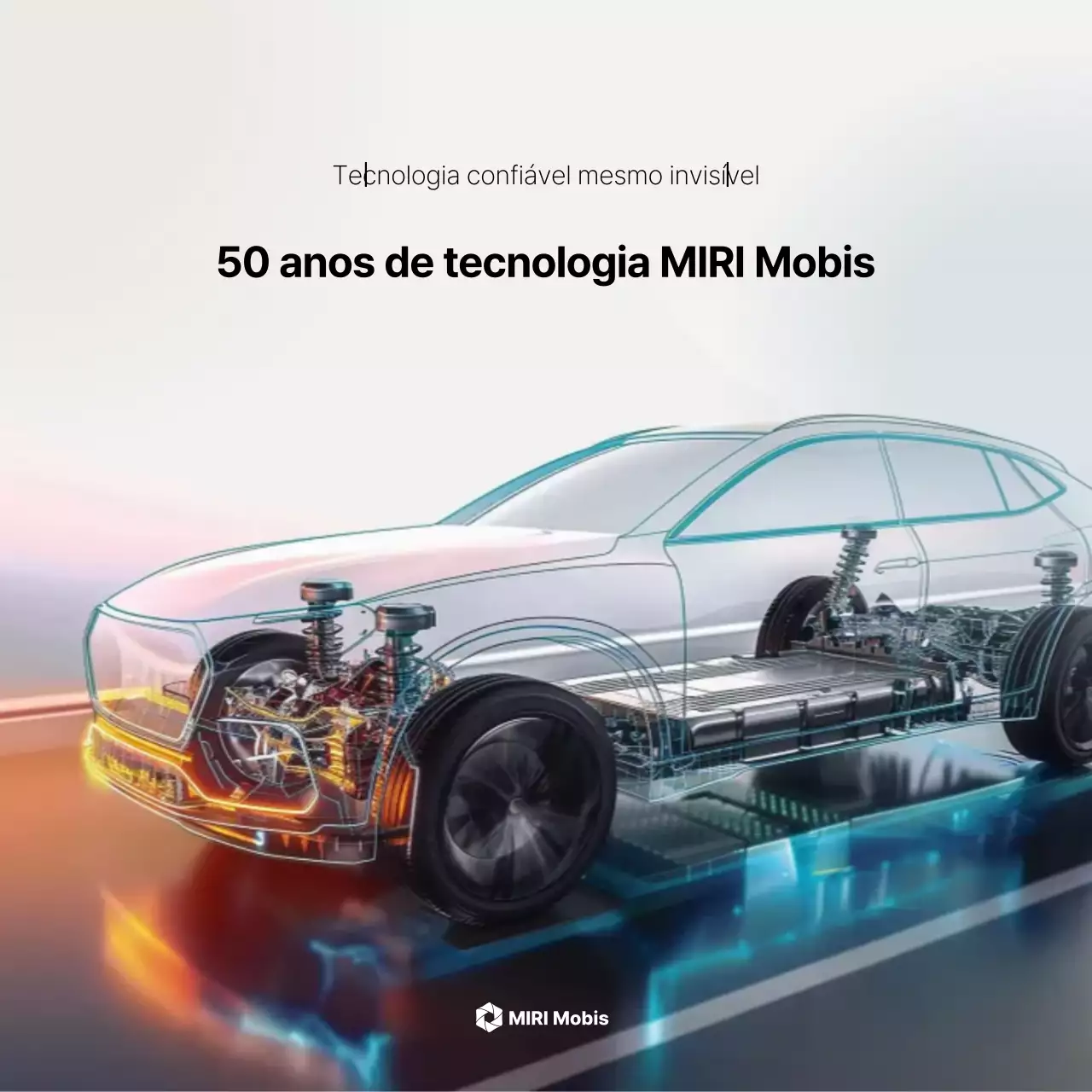 Promoção de tecnologia de carros modernos cinza