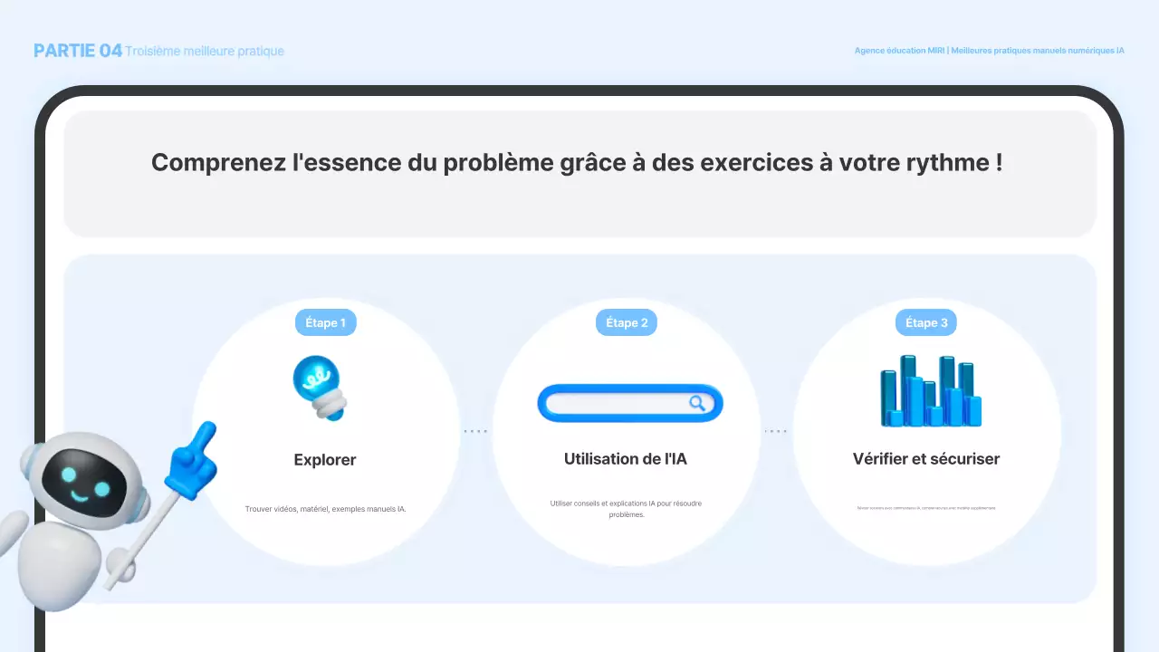 Promotion du matériel pédagogique Blue Modern