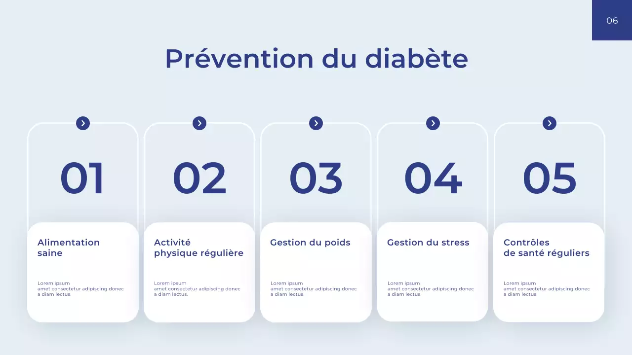 Guide de santé moderne bleu