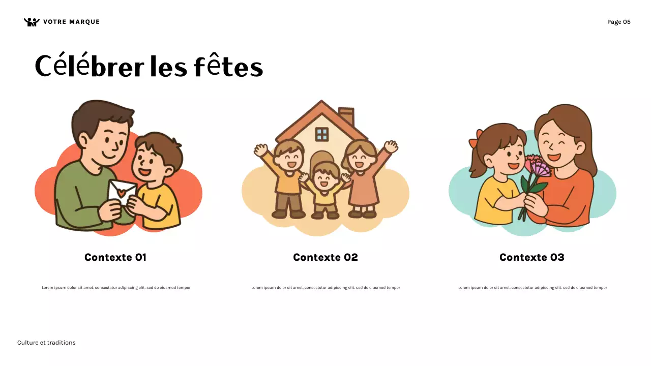 Présentation de la culture familiale orange mignonne