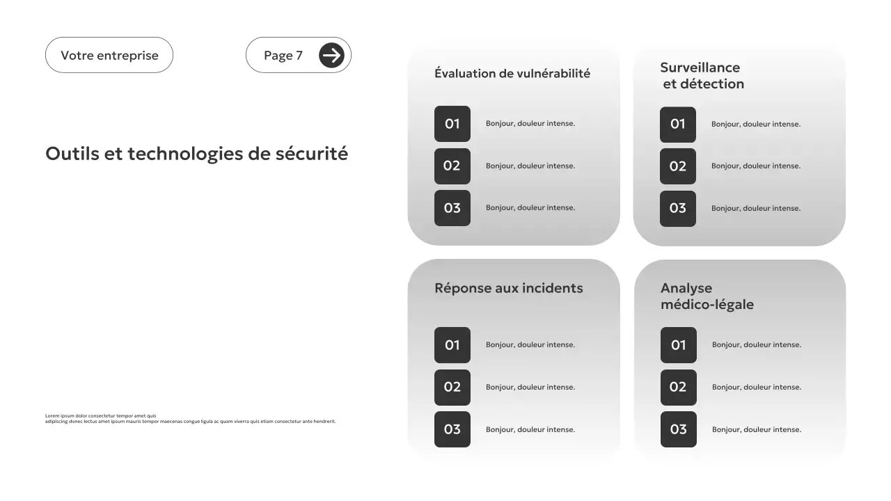 Guide de sécurité moderne gris