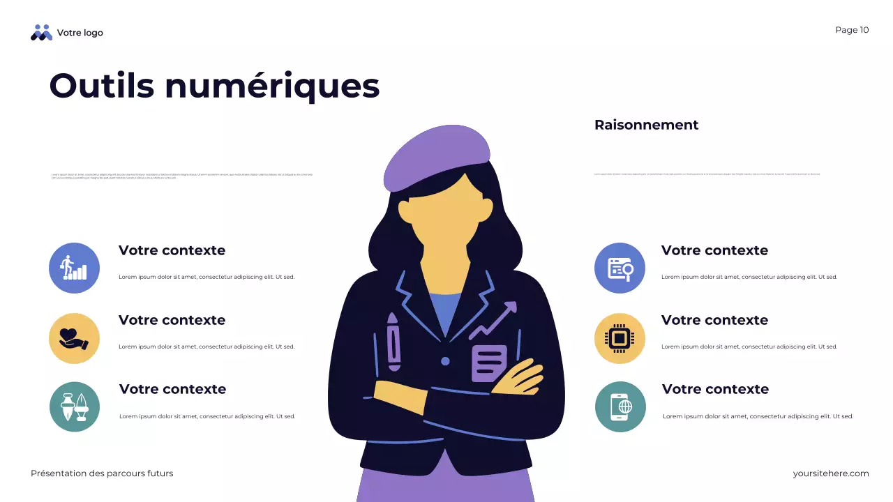 Présentation générale des parcours Blue Abstract Future-Ready