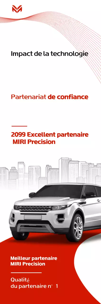 Promotion du partenariat commercial moderne rouge