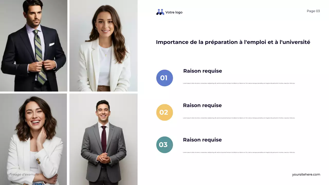 Présentation générale des parcours Blue Abstract Future-Ready