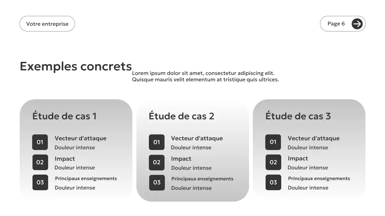 Guide de sécurité moderne gris