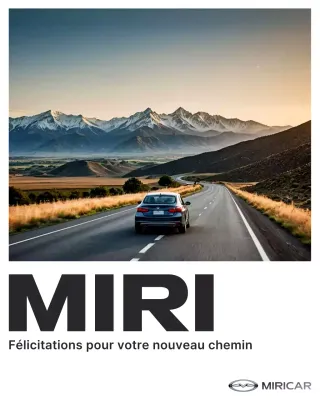 publicité pour une voiture grise moderne