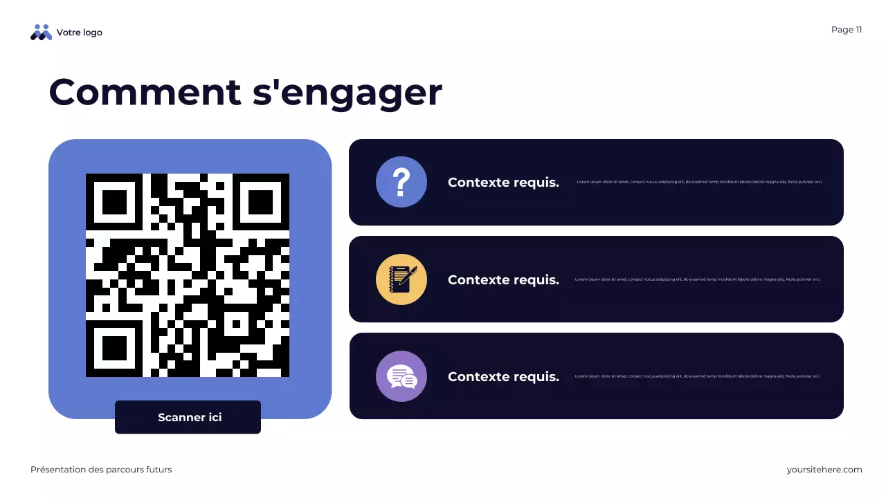 Présentation générale des parcours Blue Abstract Future-Ready