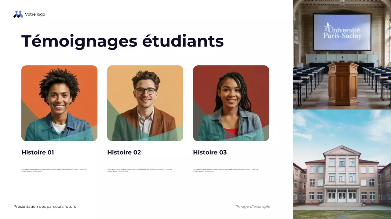 Présentation générale des parcours Blue Abstract Future-Ready