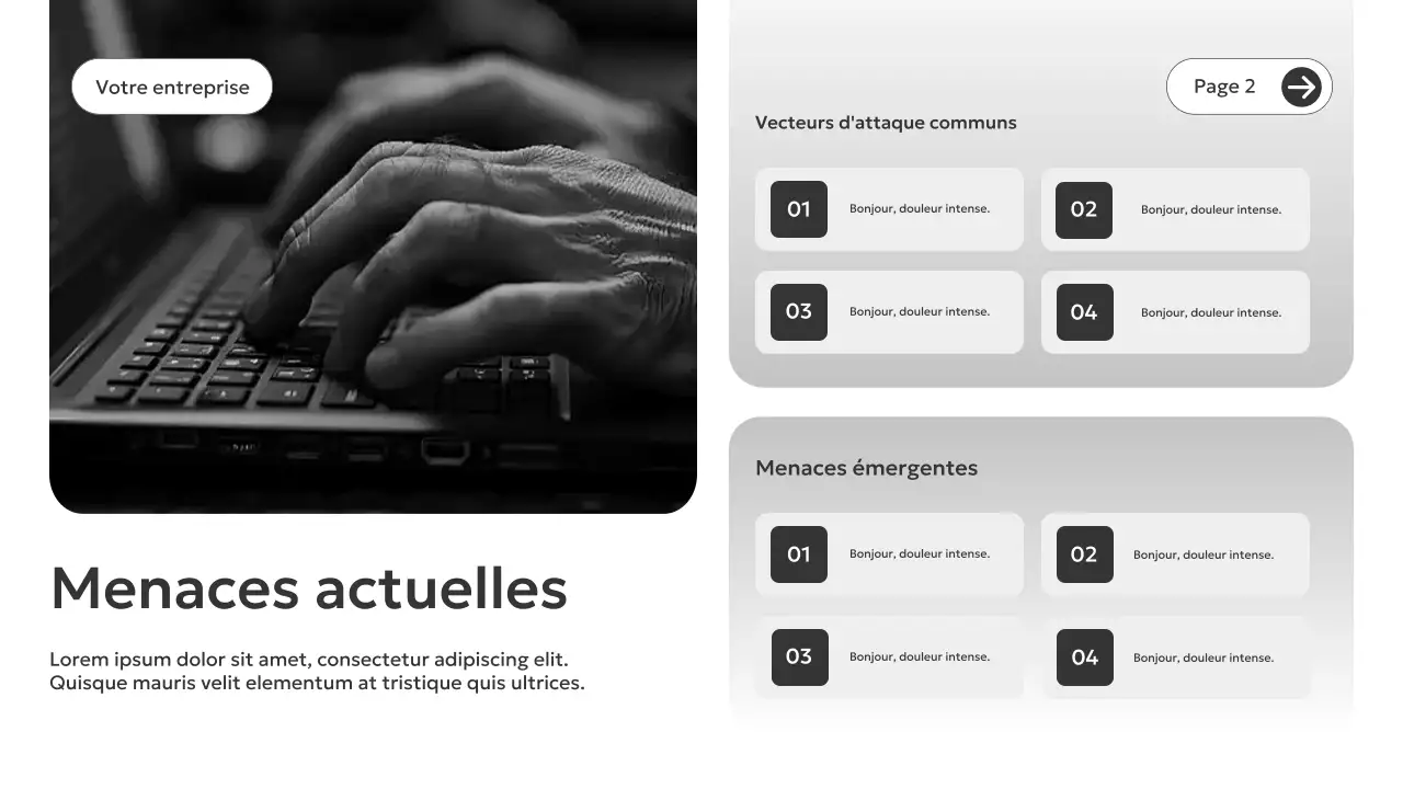 Guide de sécurité moderne gris