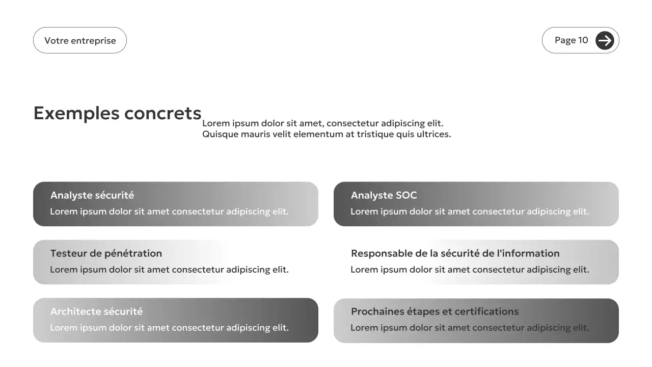 Guide de sécurité moderne gris