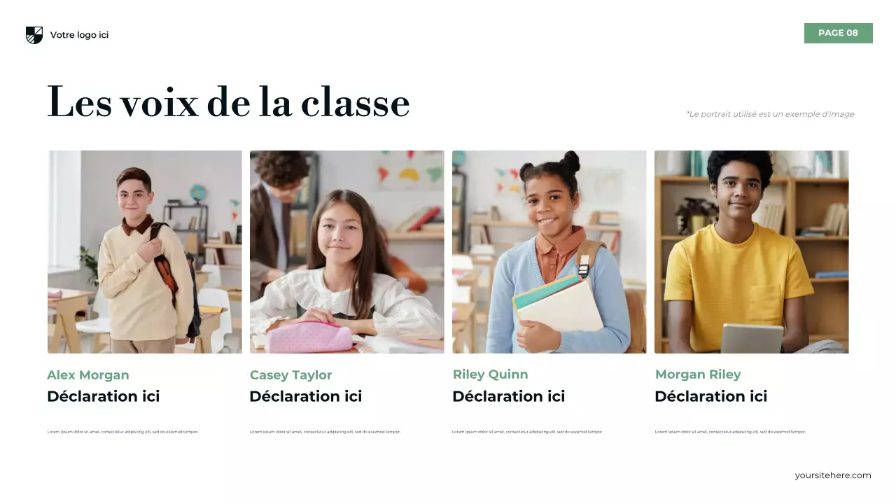 Présentation de l'enseignement secondaire moderne bleu